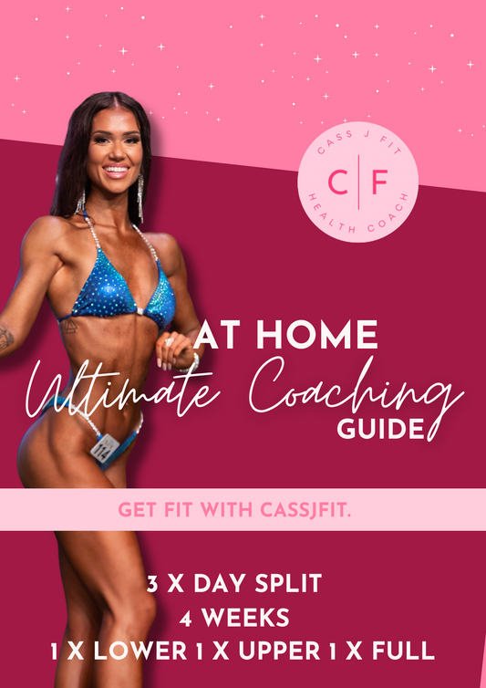 AT HOME 4 week 3 day split Ultimate Coaching Guide